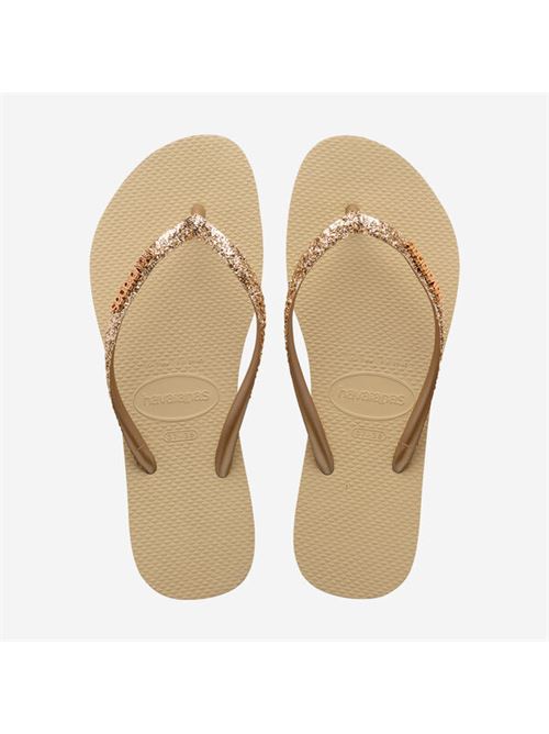 Infradito donna colore Sand Grey HAVAIANAS | SLIM GLITTER IISAND GREY